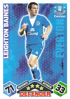 Leighton Baines Everton 2009/10 Topps Match Attax #131